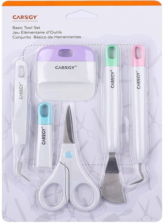 CAREGY Craft Vinyl Weeding Tools Set, Precision Craft Tools Kit, Weeding Kits for Cricut/Silhouette/Siser/Oracal 631/651/751 Vinyl - Image 1