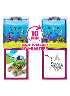Scentco Water Magic Scented Reusable Water Reveal Activity Books No Mess All Fun By Scentco (Grape Kingdom And Construction)  - Image 5