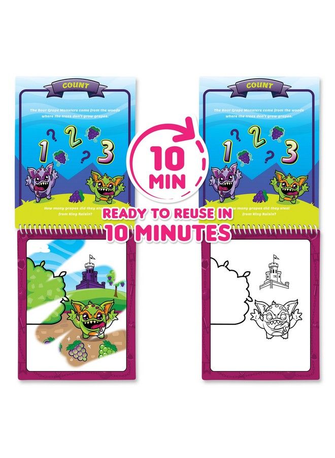 Scentco Water Magic Scented Reusable Water Reveal Activity Books No Mess All Fun By Scentco (Grape Kingdom And Construction) - Image 5