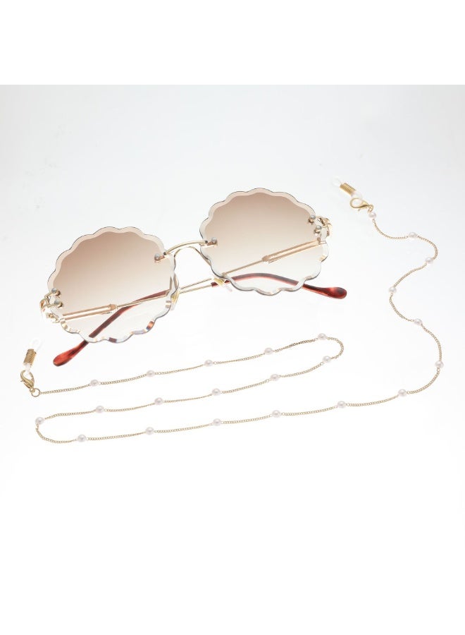 Generic Pearl Eyeglass Chains Strap Necklace Glasses Reading Eyeglasses Holder Strap Cords Lanyards  - Image 2