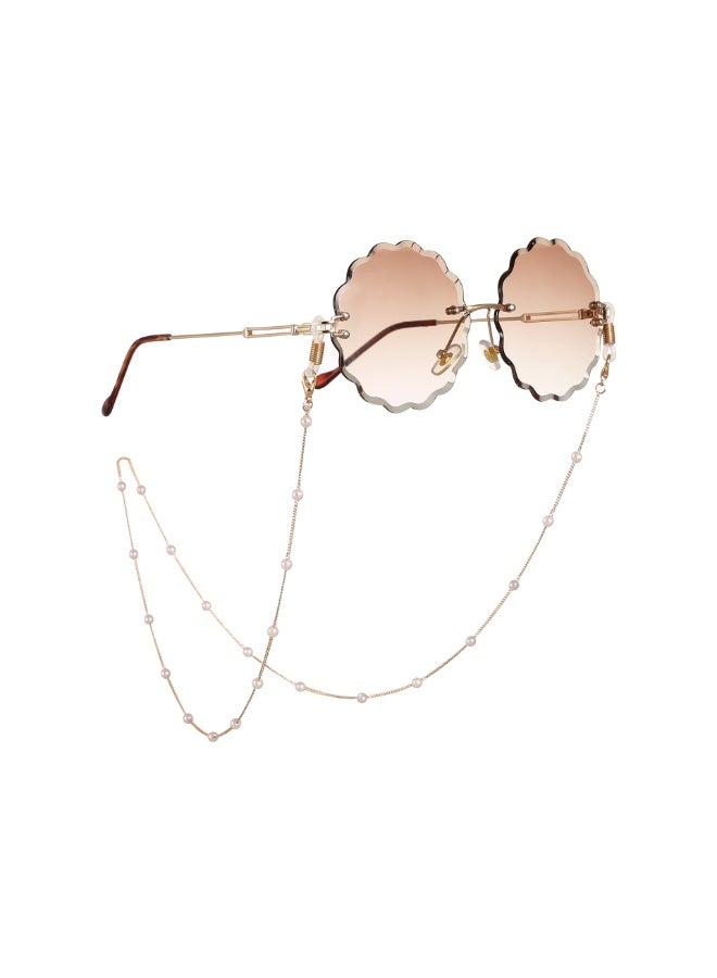 Generic Pearl Eyeglass Chains Strap Necklace Glasses Reading Eyeglasses Holder Strap Cords Lanyards  - Image 4