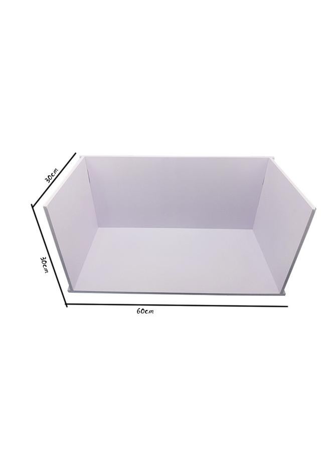 Bluejw Stall Night Market Square Stall Folding Baffle Mini Kitchen Background Board Easy Storage Folding Windproof Board Background Wall - Image 1