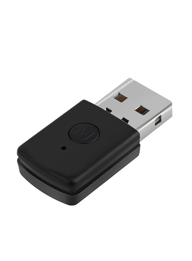 NIBEMINENT USB Dongle Wireless Headphone MIC Adapter For PS4 Black  - Image 1