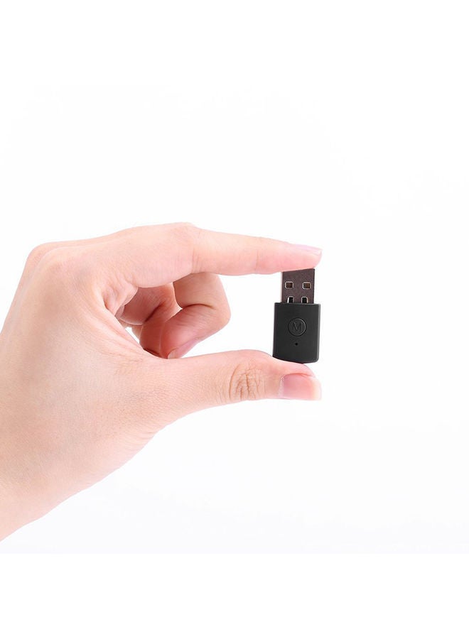 NIBEMINENT USB Dongle Wireless Headphone MIC Adapter For PS4 Black  - Image 4