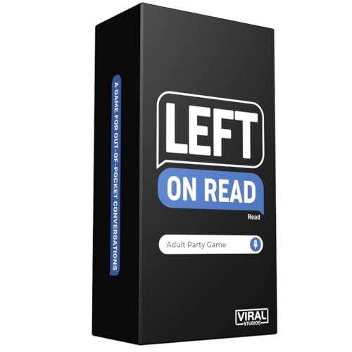Viral Studios Left on Read Hilarious Text Message Party Game for Adults 500 Cards FastPaced Group Fun for Game Nights Parties and College Hangouts Card Set for Friends and Social Gatherings - Image 1