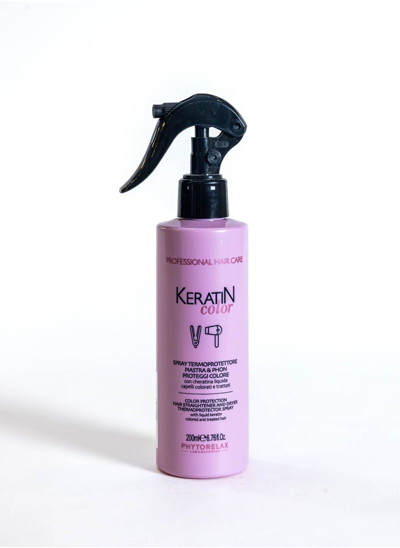 Phytorelax Heat Protectant Treatment Spray for Colored Hair for Superior Heat Protection and Long-Lasting Shine with Every Style – 200 ml  - Image 1