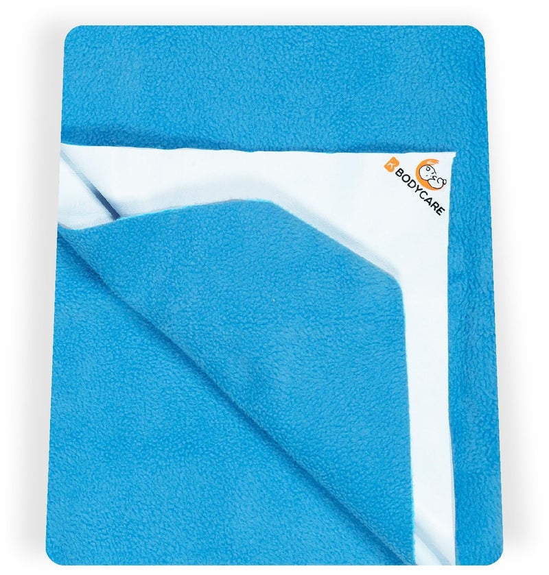 Bodycare Baby Dry Sheet Waterproof Bed Protector | Extra Absorbent | Anti - Bacterial & Odour Free Washable Gifts Pack, PACK of 2 Coral Candy & Firozi 50 X 70 CM - Image 2