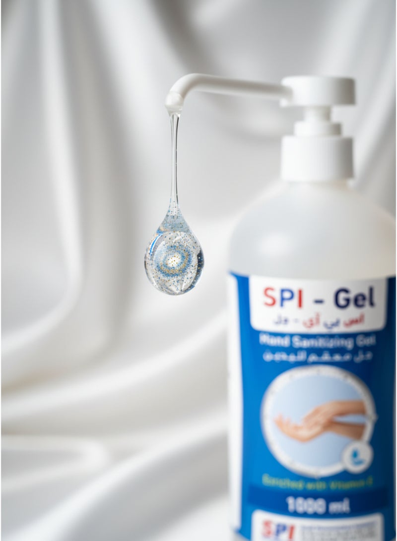 SPI Hand Sanitizer Gel 70% Ethanol Alcohol 1000ml - Image 5