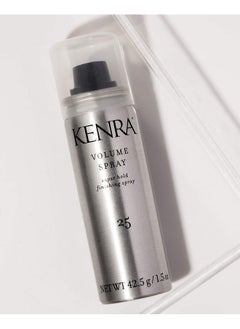 Kenra Professional Kenra Volume Spray 25 80% Super Hold Finishing & Styling Hairspray Flakefree & Fastdrying Wind & Humidity Resistance All Hair Types Travel 1.5 Oz  - Image 3