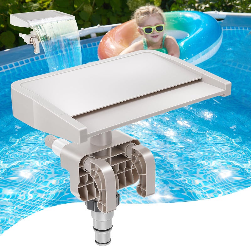 Hanaoyo Hanaoyo Pool Fountain Waterfall  Smooth Flowing Above Ground Pool Accessory for Outdoor Decor and Relaxation 