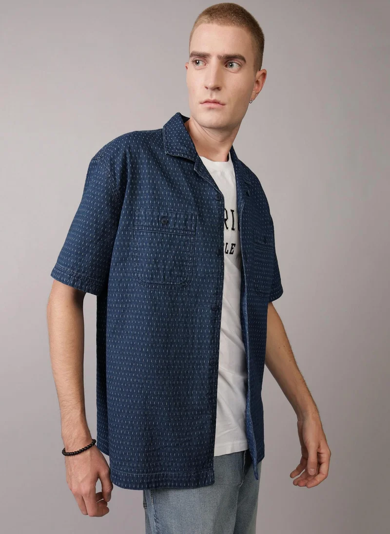 American Eagle Essential Button-Up Poolside Shirt