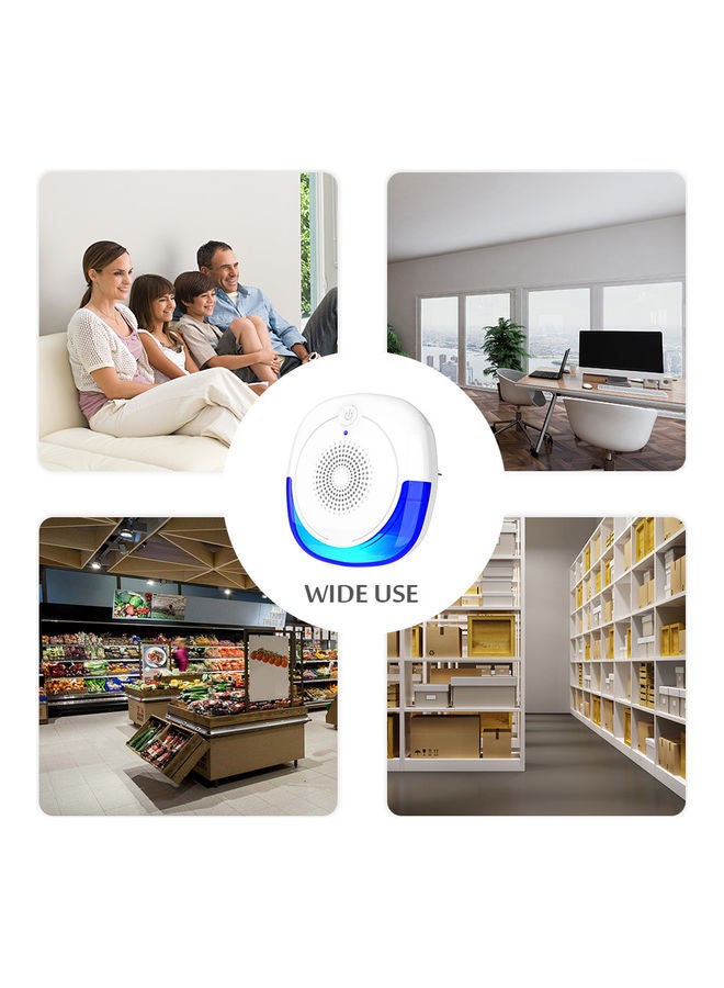 NIBEMINENT Ultrasonic Pet Repeller White/Blue - Image 2