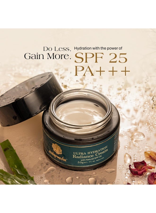 Ashpveda Day Cream with Natural SPF 25, UVA/UVB, PA+++ Sun Protection (30 gm), Ayurvedic Ultra Hydration Radiance Cream with Broad Spectrum for Pigmentation, Silky Soft & Brightening Skin - Image 4