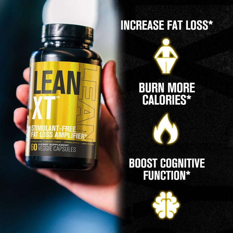 Jacked Factory LeanXT Caffeine Free Fat Burner  Non Stim Weight Loss Supplement Appetite Suppressant  Metabolism Booster  Acetyl LCarnitine Green Tea Extract Forskolin  60 Natural Diet Pills - Image 2