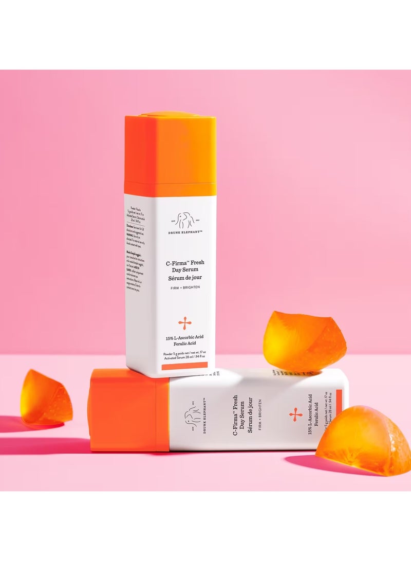 Drunk Elephant C-Firma™ Fresh Day Brightening and Firming Serum with 15 Percent 28ml - Image 5