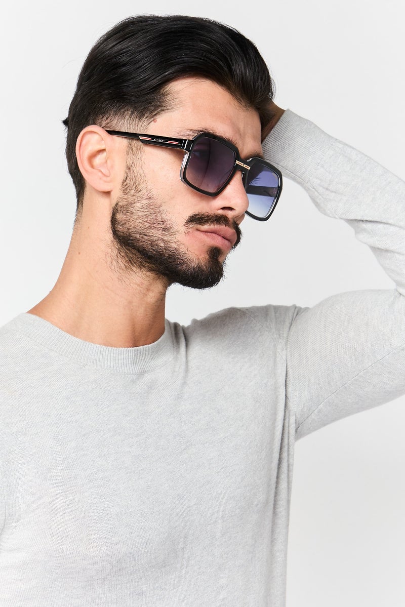 Carrera Men 207557 Oversized Sunglasses, Black - Image 2