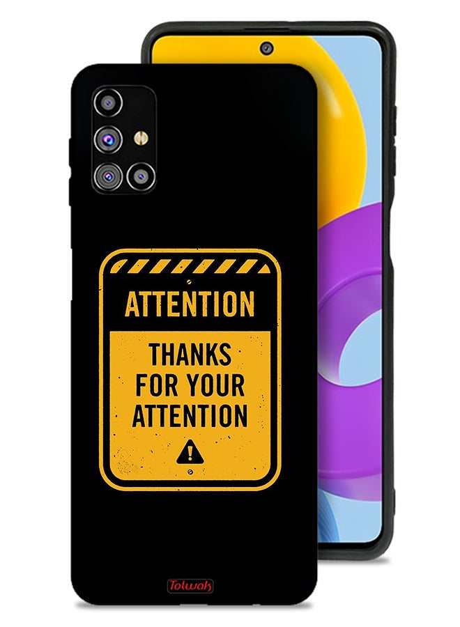 Tolwak Samsung Galaxy M31s Protective Case Cover Thanks For Attention - Image 1