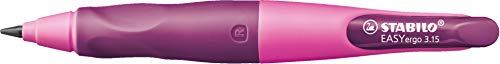 STABILO EASYergo 315 Ergonomic Mechanical Pencil RightHanded Pack of 1 PinkLilac with Sharpener - Image 3