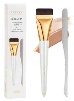 Brush with Makeup Spatula