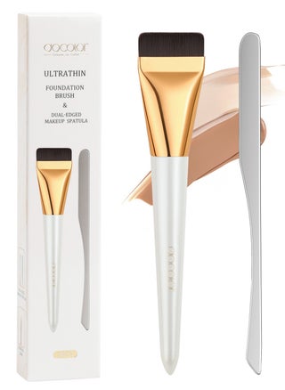 Brush with Makeup Spatula