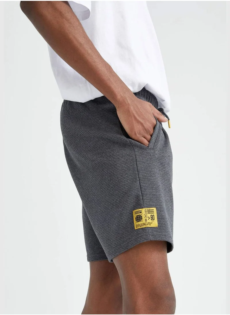 DeFacto Slim Fit Tie Waist Printed Short