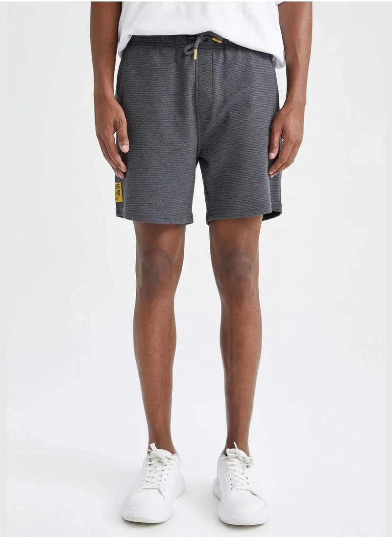 DeFacto Slim Fit Tie Waist Printed Short
