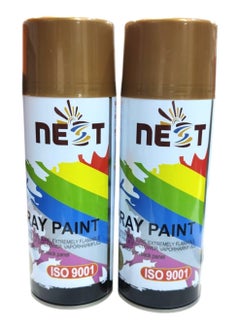 Nest "NEST GOLDEN Spray Paint - 400ml, Multipurpose, Fast Drying, High Gloss Finish  - Image 1