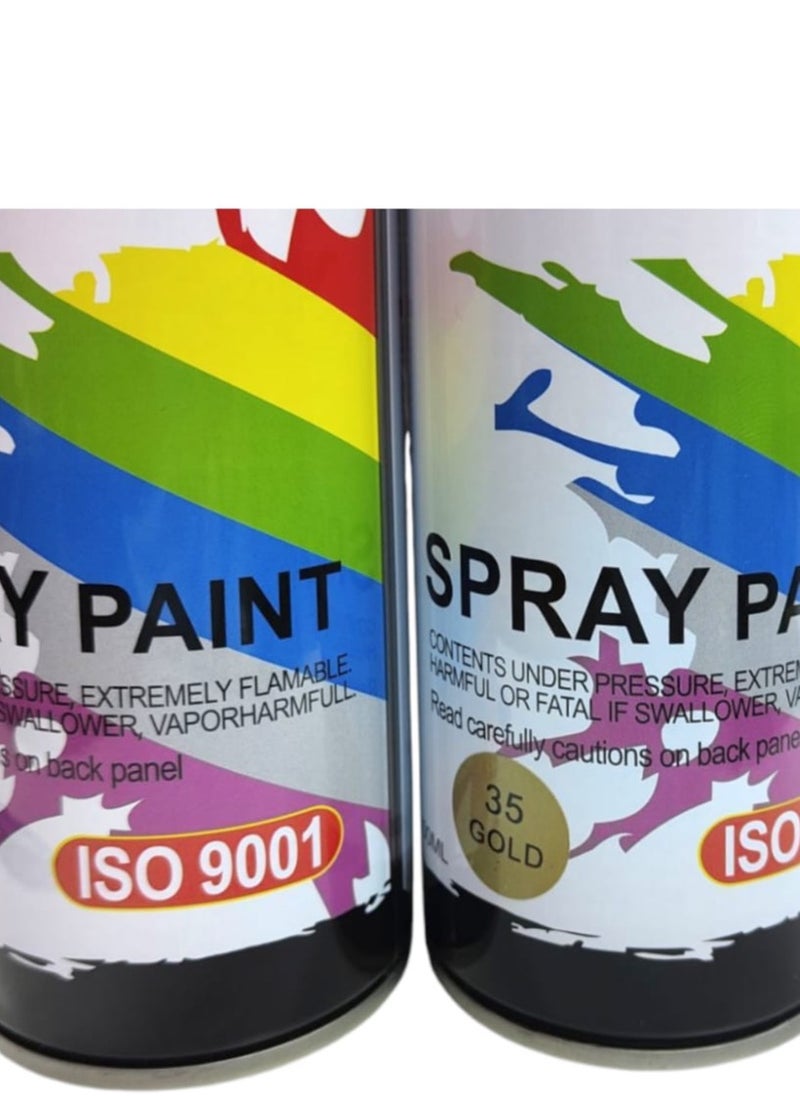 Nest "NEST GOLDEN Spray Paint - 400ml, Multipurpose, Fast Drying, High Gloss Finish  - Image 2
