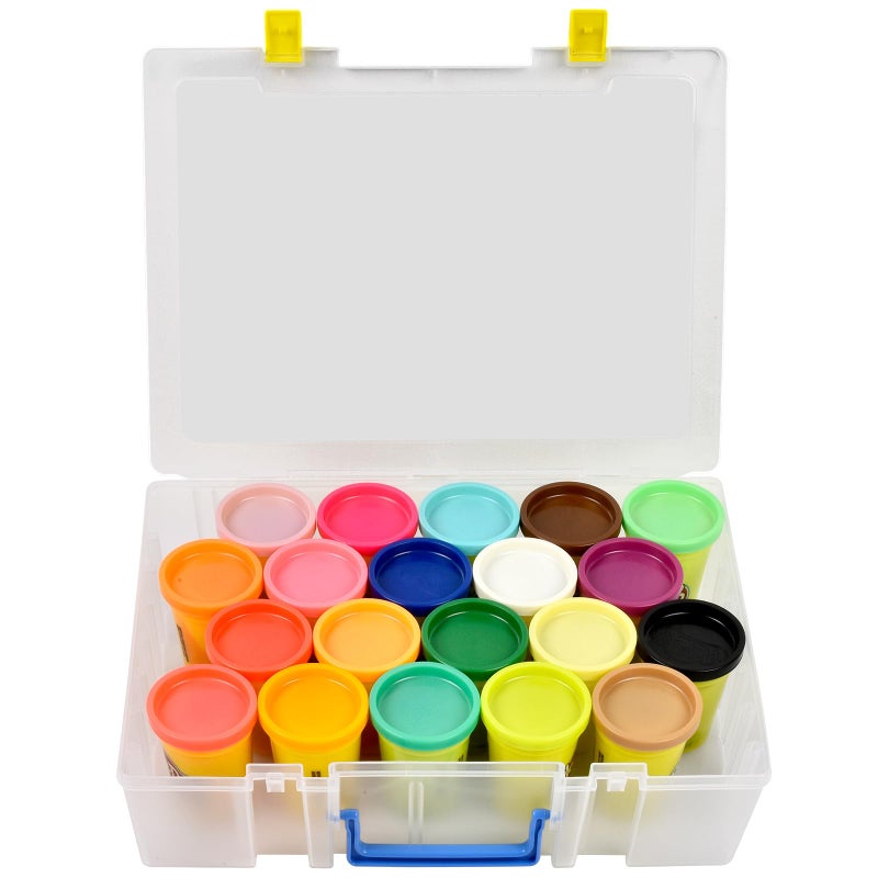 FULLCASE Case for PlayDoh Modeling Compound 20Pack Case of Colors 3Ounce CansStorage Box Organizer Container Holds 32Pack of 1Ounce Modeling Compound for Kid Party FavorsBox Only - Image 2