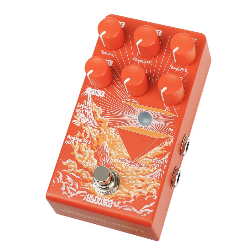 Klowra Verdict Polyphonic Octave Pedal & Pitch Shifter for Guitar & Bass, Sub Octave & Upper Harmony, Synth & Organ Emulation with Freeze, Swell, Filter & Detune - Image 1