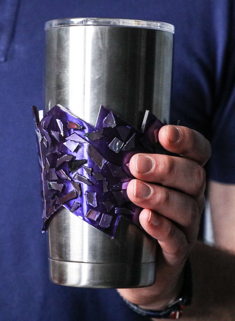 جرافيتي ريزن قالب سيليكون حامل أكواب شكل دانتيل لصب الريزن و الأعمال الفنية - Image 5