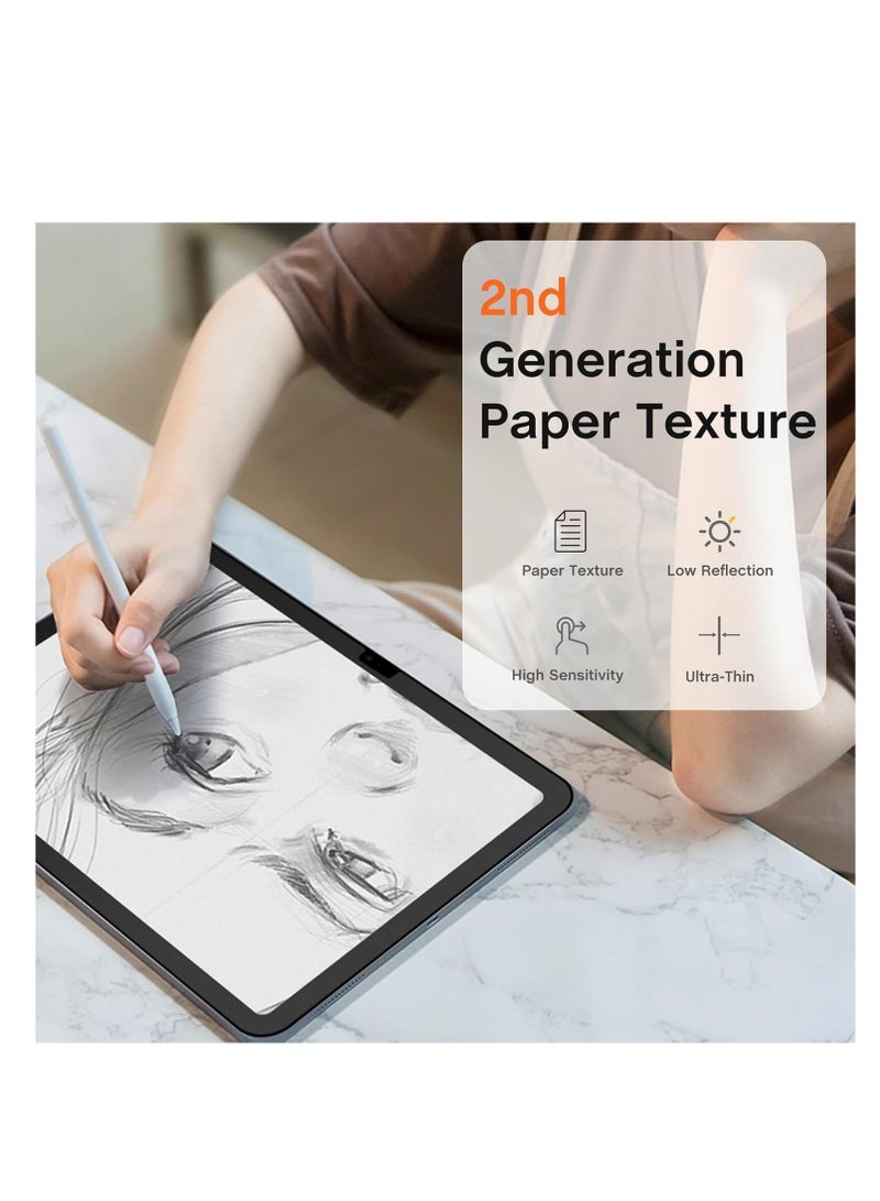 [2pcs] Tablet Paper Film Compatible with Huawei MatePad Pro 13.2 Paper Screen Protector [13.2 Inch] Like Paper Write Draw Soft Film Soft Film Anti-Scratch No-Bubble (13.2")