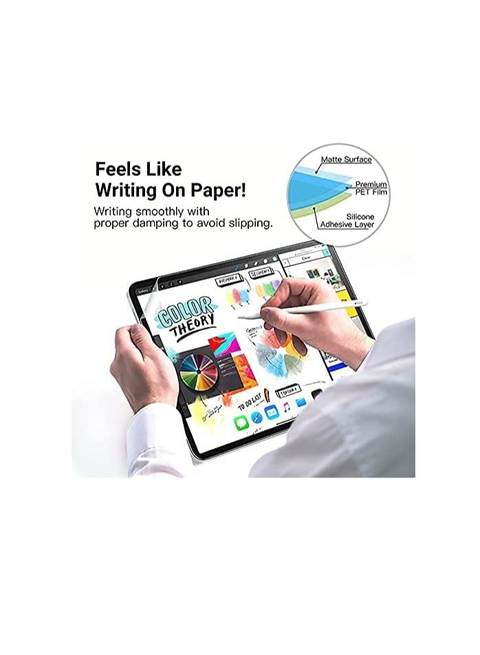 [2pcs] Tablet Paper Film Compatible with Huawei MatePad Pro 13.2 Paper Screen Protector [13.2 Inch] Like Paper Write Draw Soft Film Soft Film Anti-Scratch No-Bubble (13.2")