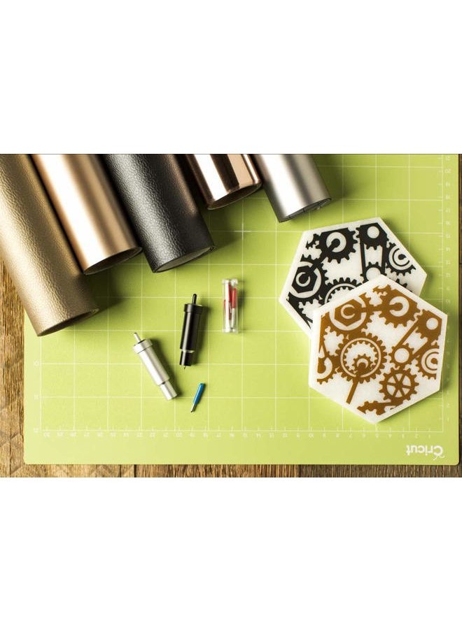 Cricut StandardGrip Machine Mats 12in x 12in, Reusable Cutting Mats for Crafts with Protective Film, Use with Cardstock, Iron On, Vinyl and More, Compatible with Cricut Explore & Maker (3 Count)  - Image 5