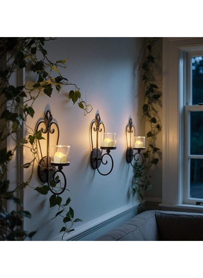 24 Pack LED Timer Tea Lights Battery Operated Flameless Flickering Electric Timer Candles - Image 2