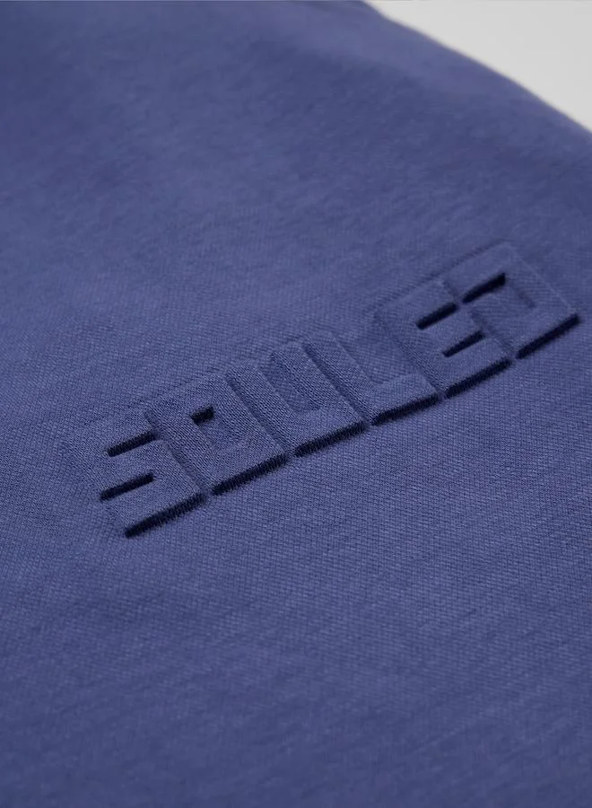 The Souled Store  Men Blue Embossed Detail Oversized Joggers for Men | Best Price UAE
