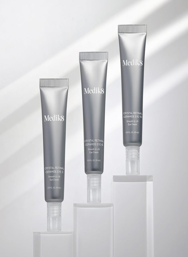 Medik8 Crystal Retinal Ceramide Eye 10 - Lifting Eye Cream with Vitamin A - Smoothing Under Eye Cream for Wrinkles and Sensitive Skin - 0.5 ml - Image 3