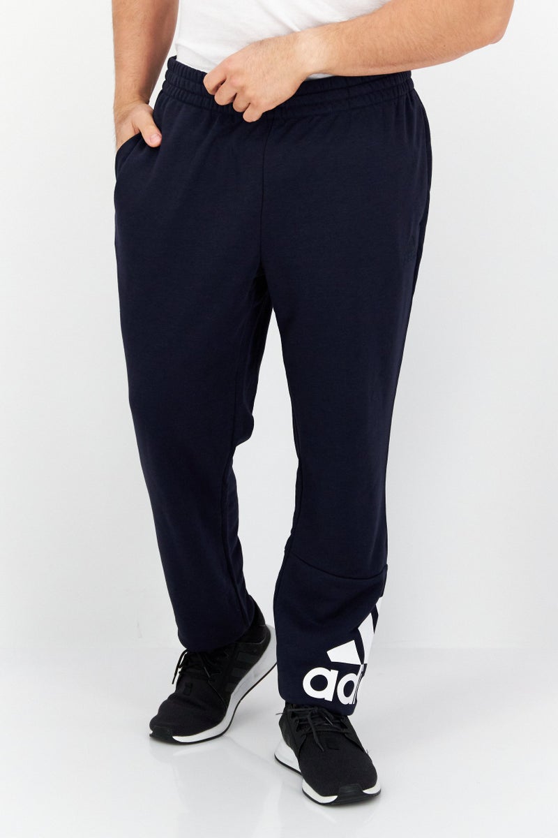 Adidas Men Sportswear Fit Drawstring Outdoor Sweatpants, Navy - Image 1