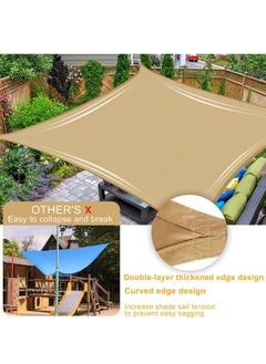 Sun Shade Sail, 3*5m Rectangular Awning, Anti-UV Sunshade Cloth with Rope for Garden Outdoor Terrace Balcony Swimming Pool and Carport (Yellow) - pzsku/Z64519E17FAFA6D0F50C4Z/45/_/1719393617/6e1c23b2-62b9-40b0-8cd4-3b288d53ae50