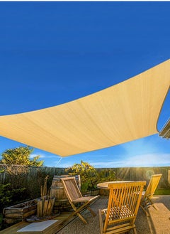 Sun Shade Sail, 3*5m Rectangular Awning, Anti-UV Sunshade Cloth with Rope for Garden Outdoor Terrace Balcony Swimming Pool and Carport (Yellow) - pzsku/Z64519E17FAFA6D0F50C4Z/45/_/1719394943/16074cb7-0201-4cc7-97ab-f014b3d265dc