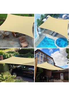 Sun Shade Sail, 3*5m Rectangular Awning, Anti-UV Sunshade Cloth with Rope for Garden Outdoor Terrace Balcony Swimming Pool and Carport (Yellow) - pzsku/Z64519E17FAFA6D0F50C4Z/45/_/1719395106/dc3feaf1-7c4b-4f7b-8818-e865c051fc88