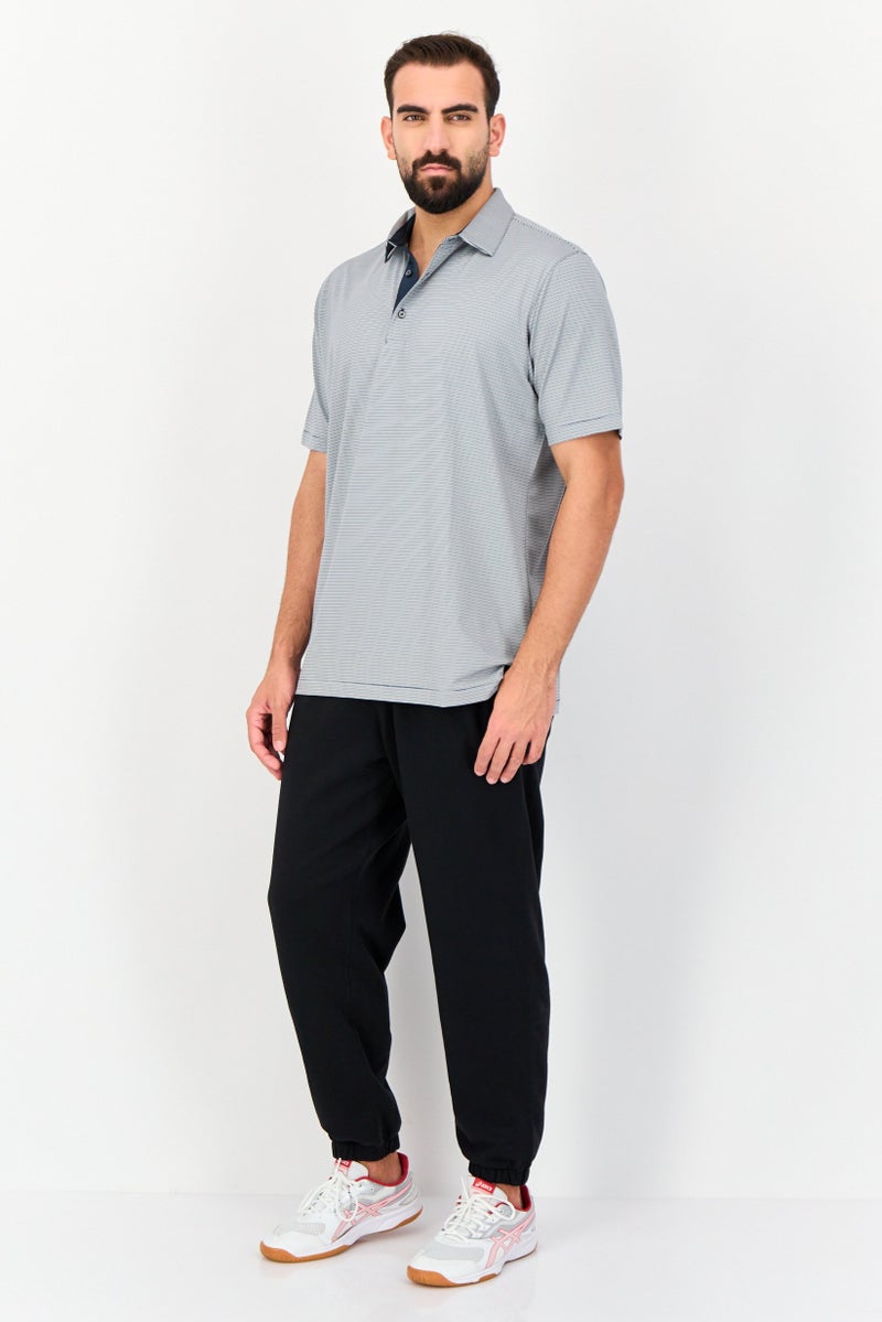 Greg Norman Men Sportswear Fit Short Sleeves Outdoor Polo Shirt, Multicolor  - Image 4