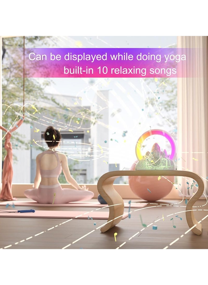 General - Alarm Clock with Wireless Charging 12/24H White Noise Sleep Soothing Sound Sunrise Alarm Clock with BT5.0 Speaker FM Radio Colourful LED Dormitory Nightlight - Image 1