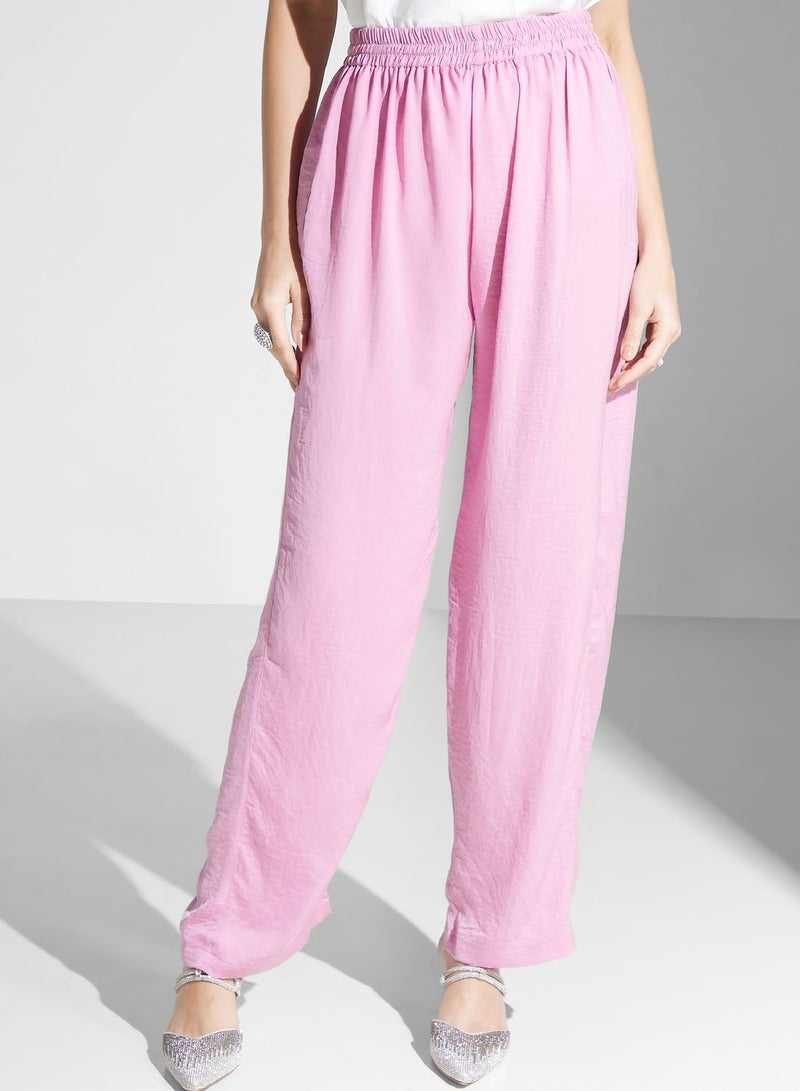 hayas closet Embellished Rushed Sleeve Shirt & Pant Set - Image 4