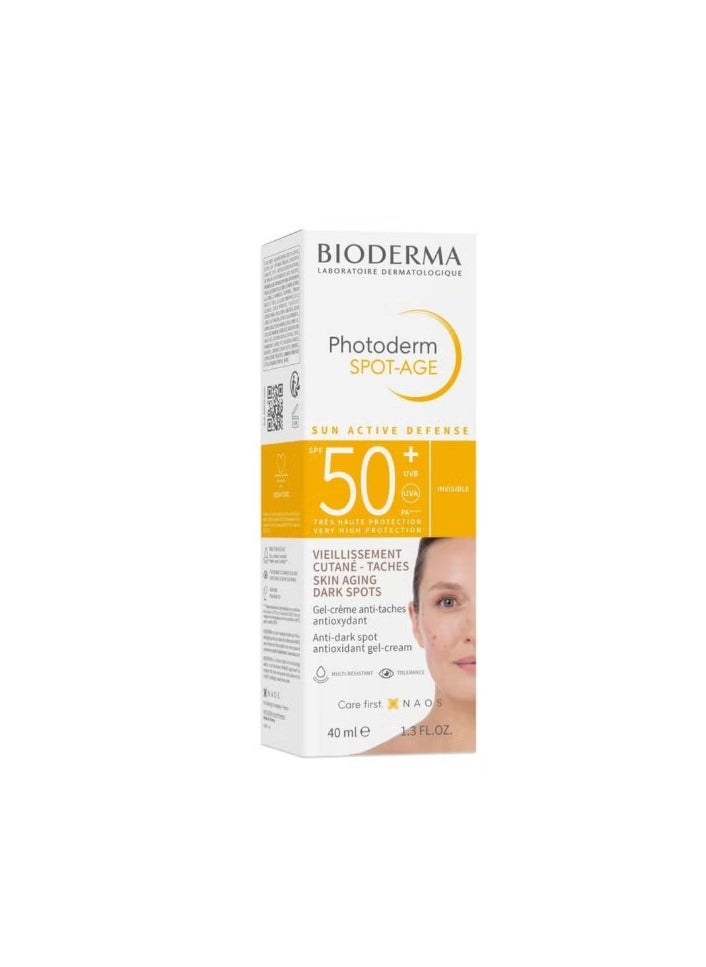 Bioderma Photoderm Spot-Age Spf 50+ Antioxidant Dry Touch Sunscreen 40ml  - Image 3