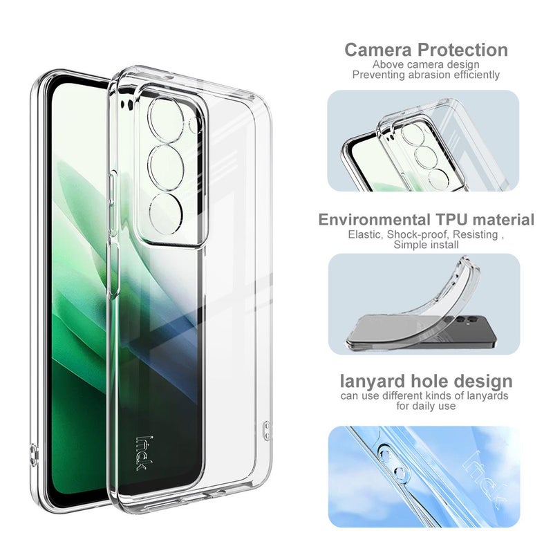 إيماك جراب واقٍ شفاف مقاوم للصدمات من مادة TPU لهاتف Redmi 15 5G / 4G Eu 171Mm Ux-5 Series فائق النحافة (شفاف) - Image 5