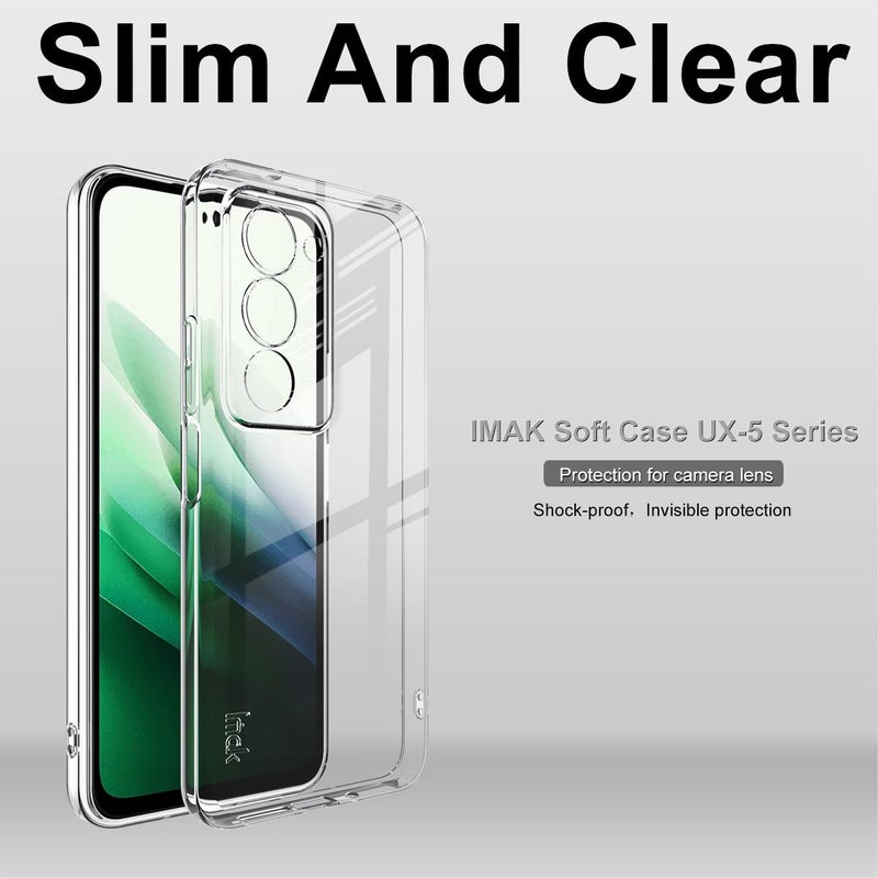 إيماك جراب واقٍ شفاف مقاوم للصدمات من مادة TPU لهاتف Redmi 15 5G / 4G Eu 171Mm Ux-5 Series فائق النحافة (شفاف) - Image 3