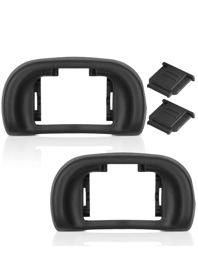واي آند دي Camera Eyepiece Eyecup Hot Shoe Cover for Sony A7III A7II A9 A7S A99II A58 A7 A7R IV A7RIII A7SII, Accessories (4Pcs) - Image 1