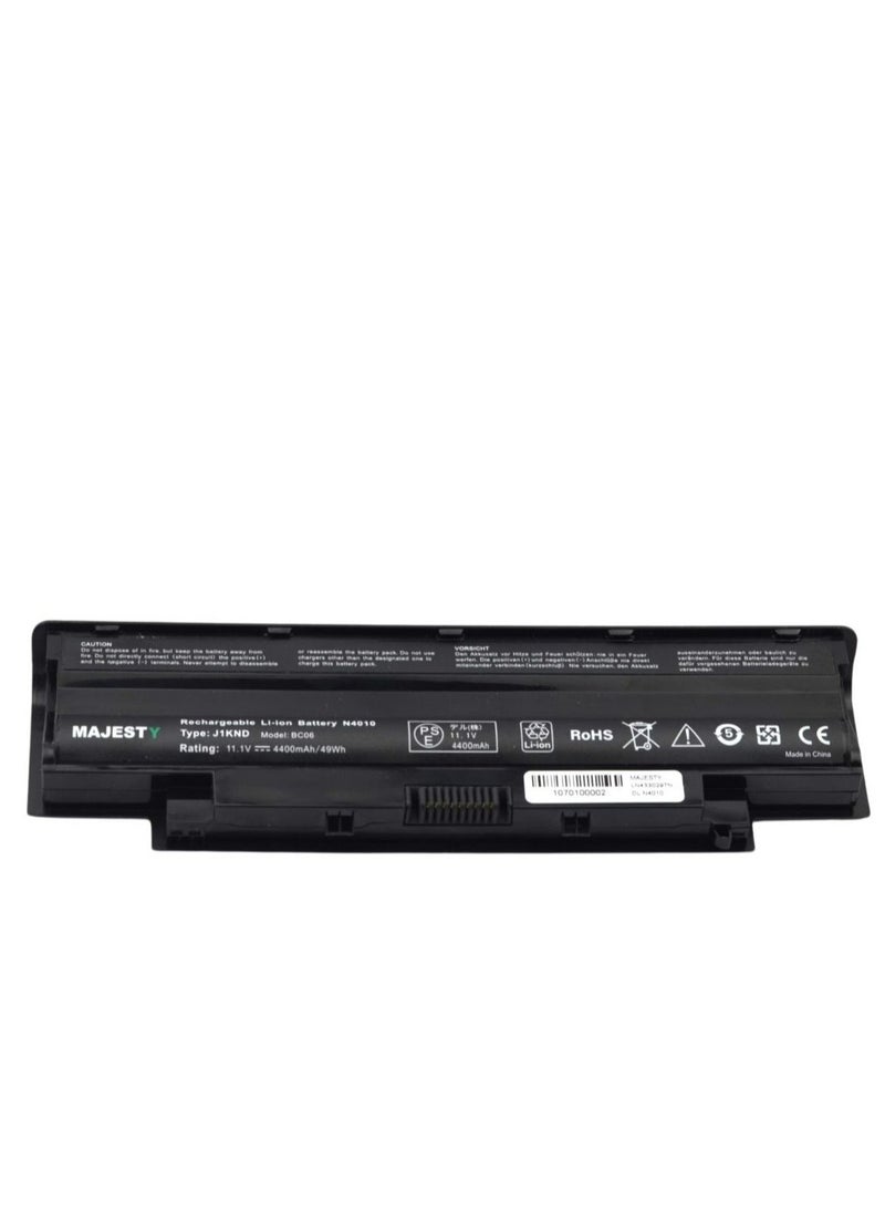 Majesty N4010 Laptop battery compitable with Dell Inspiron J1KND N5110 N5010 N5050 M5110 N7110 N5040 Vostro 1440/1540/2520/3450 models  - Image 2