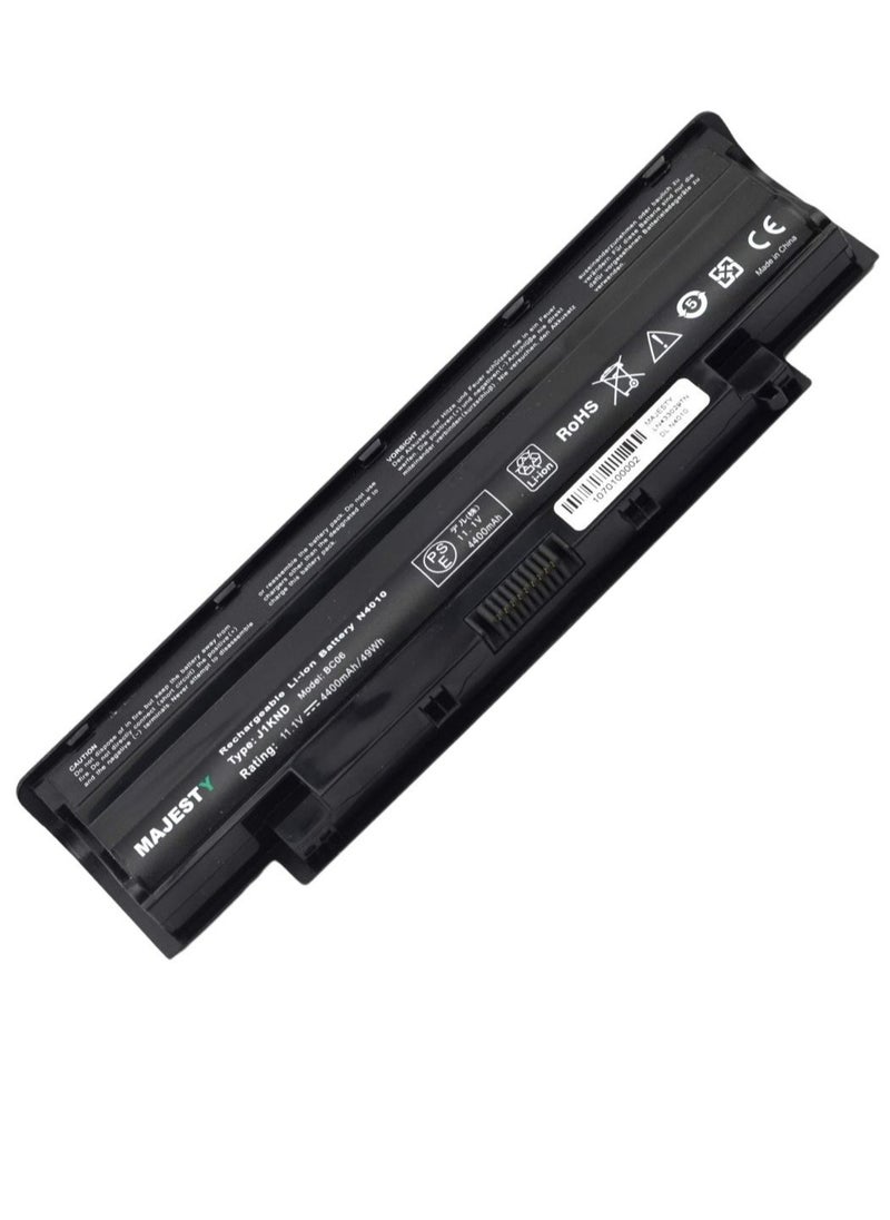 Majesty N4010 Laptop battery compitable with Dell Inspiron J1KND N5110 N5010 N5050 M5110 N7110 N5040 Vostro 1440/1540/2520/3450 models  - Image 1